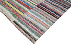 Kirk Yama Grey Patchwork Cotton Wool Handmade Area Rug 9'0'' x 12'11''