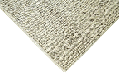 Handmade Area Rug – Overdyed Wool Carpet | Vintage Cotton Blend 2'11''x9'6''