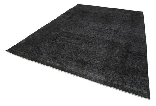 Persian Black Classic Cotton Wool Handmade Area Rug 8'11'' x 12'8''
