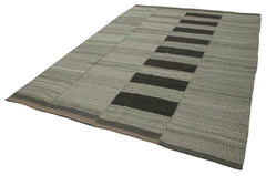 Zollanvari Brown Modern Wool Handmade Area Rug 8'8'' x 11'11''