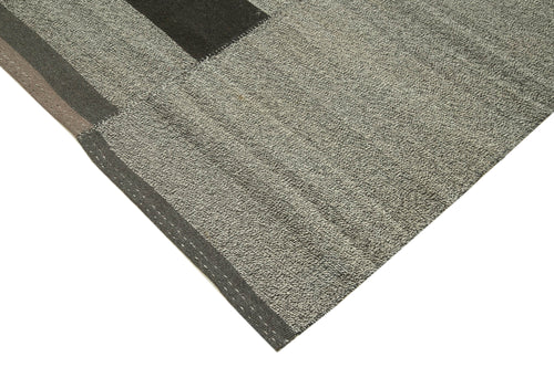 Zollanvari Brown Modern Wool Handmade Area Rug 8'8'' x 11'11''