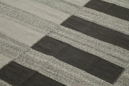 Zollanvari Brown Modern Wool Handmade Area Rug 8'8'' x 11'11''