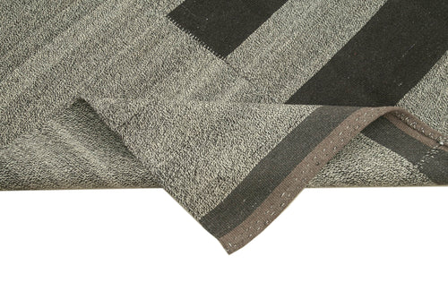 Zollanvari Brown Modern Wool Handmade Area Rug 8'8'' x 11'11''