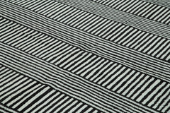 Purpleocco Black Geometric Wool Cotton Handmade Rug 9'1'' x 11'8''