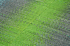 Degrade Kilim White Striped Cotton Wool Handmade Area Rug 6'6'' x 9'10''