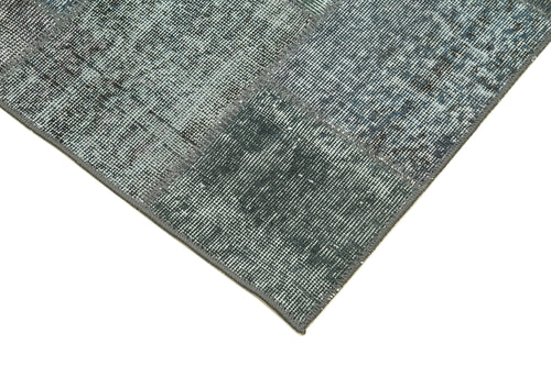Kirk Yama Grey Patchwork Cotton Wool Handmade Area Rug 2'9'' x 10'0''