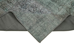 Kirk Yama Grey Patchwork Cotton Wool Handmade Area Rug 2'9'' x 10'0''