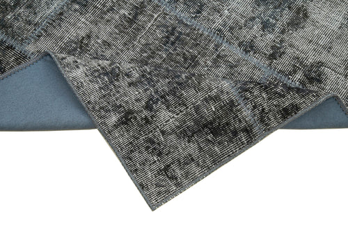 Kirk Yama Grey Patchwork Cotton Wool Handmade Area Rug 2'9'' x 10'0''