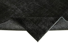 Handmade Area Rug – Persian Black Wool & Cotton Classic 9'10''x13'1'' Vintage