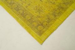 Tebriz Yellow Classic Cotton Wool Handmade Area Rug 14'5'' x 20'6''