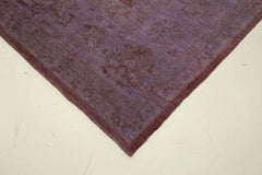 Tebriz Purple Classic Cotton Wool Handmade Area Rug 14'6'' x 17'1''