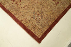 Tebriz Red Classic Cotton Wool Handmade Area Rug 17'2'' x 22'9''