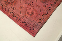 Tebriz Pink Classic Cotton Wool Handmade Area Rug 14'10'' x 23'10''