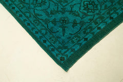 Tebriz Turquoise Classic Cotton Wool Handmade Area Rug 14'1'' x 23'2''