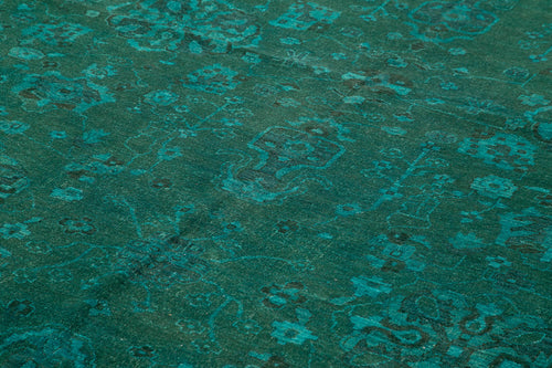 Tebriz Turquoise Classic Cotton Wool Handmade Area Rug 14'1'' x 23'2''