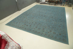 Tebriz Blue Classic Cotton Wool Handmade Area Rug 14'10'' x 21'0''