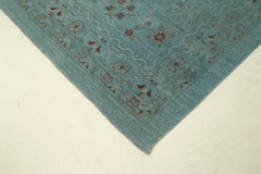 Tebriz Blue Classic Cotton Wool Handmade Area Rug 14'10'' x 21'0''