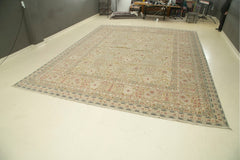 Tebriz Beige Classic Cotton Wool Handmade Area Rug 13'0'' x 16'0''