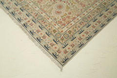 Tebriz Beige Classic Cotton Wool Handmade Area Rug 13'0'' x 16'0''