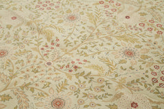 Tebriz Beige Classic Cotton Wool Handmade Area Rug 13'0'' x 16'0''