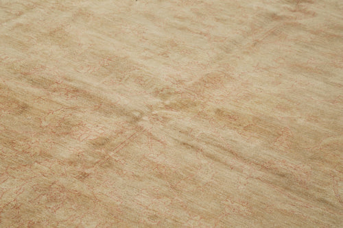 Tebriz Beige Classic Cotton Wool Handmade Area Rug 16'4'' x 25'2''