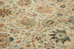 Tebriz Beige Classic Cotton Wool Handmade Area Rug 15'3'' x 16'7''