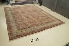 Tebriz Beige Classic Cotton Wool Handmade Area Rug 14'0'' x 19'0''