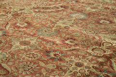 Tebriz Beige Classic Cotton Wool Handmade Area Rug 14'0'' x 19'0''