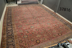 Tebriz Red Classic Cotton Wool Handmade Area Rug 18'8'' x 28'6''