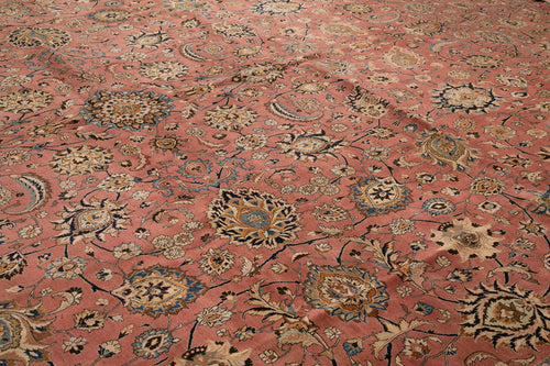 Tebriz Red Classic Cotton Wool Handmade Area Rug 18'8'' x 28'6''