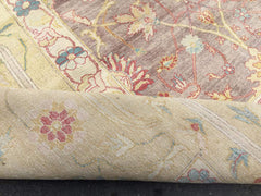 Tebriz Beige Classic Cotton Wool Handmade Area Rug 18'8'' x 27'11''