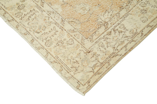 Kayseri Vintage Beige Vintage Cotton Wool Handmade Area Rug 7'0'' x 10'6''