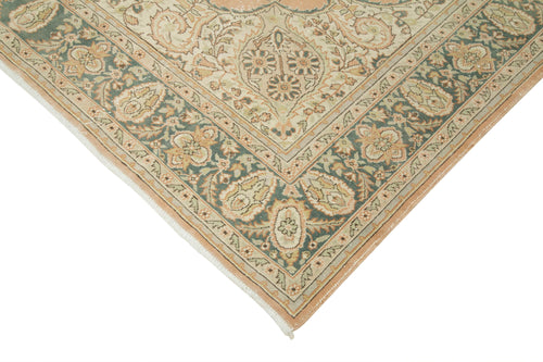 Kayseri Vintage Beige Vintage Cotton Wool Handmade Area Rug 6'9'' x 9'10''