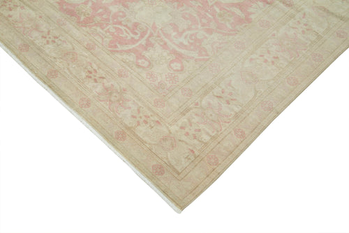 Kayseri Vintage Beige Vintage Cotton Wool Handmade Area Rug 7'10'' x 12'2''