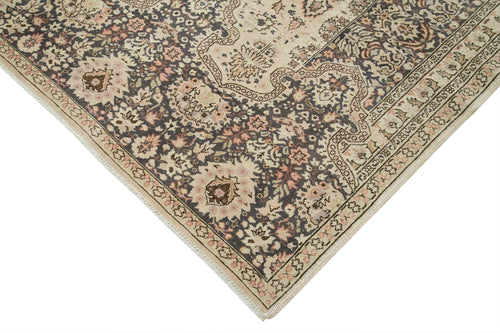 Kayseri Vintage Beige Vintage Cotton Wool Handmade Area Rug 8'0'' x 11'8''