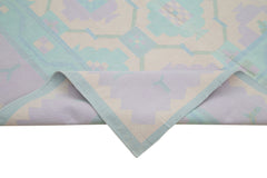 Geometric Duri Beige Geometric Cotton Wool Handmade Area Rug 5'10'' x 8'11''