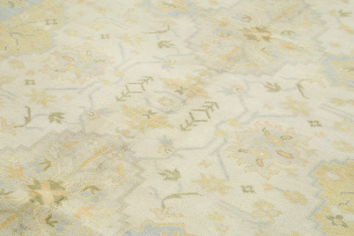 Tebriz Beige Classic Cotton Wool Handmade Area Rug 7'10'' x 10'0''