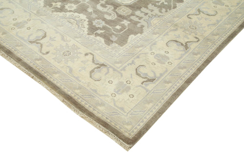Tebriz Beige Classic Cotton Wool Handmade Area Rug 8'2'' x 10'0''