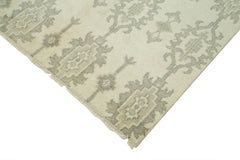 Tebriz Beige Classic Cotton Wool Handmade Area Rug 8'9'' x 12'0''
