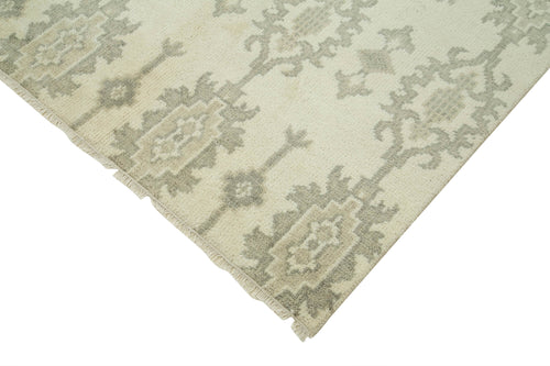 Tebriz Beige Classic Cotton Wool Handmade Area Rug 8'9'' x 12'0''