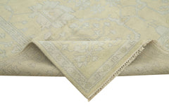 Tebriz Beige Classic Cotton Wool Handmade Area Rug 8'9'' x 11'9''