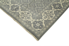 Tebriz Grey Classic Cotton Wool Handmade Area Rug 8'9'' x 11'9''