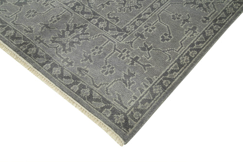 Tebriz Grey Classic Cotton Wool Handmade Area Rug 9'0'' x 12'2''