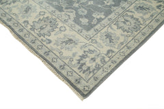 Tebriz Grey Classic Cotton Wool Handmade Area Rug 8'10'' x 12'1''
