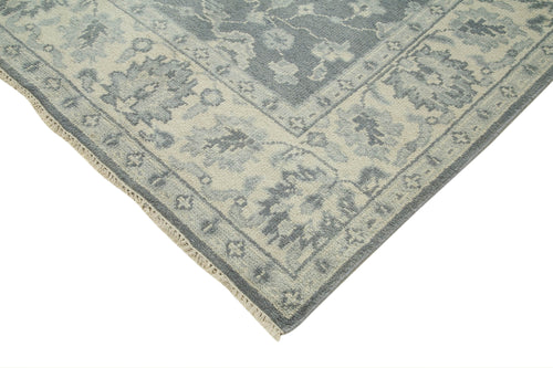 Tebriz Grey Classic Cotton Wool Handmade Area Rug 8'10'' x 12'1''