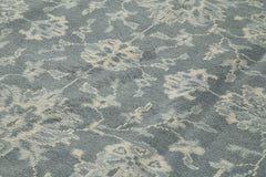 Tebriz Grey Classic Cotton Wool Handmade Area Rug 8'10'' x 12'1''