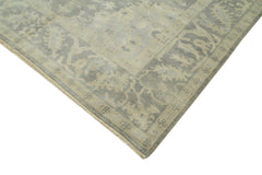 Tebriz Grey Classic Cotton Wool Handmade Area Rug 8'0'' x 9'9''