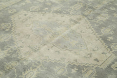 Tebriz Grey Classic Cotton Wool Handmade Area Rug 8'0'' x 9'9''