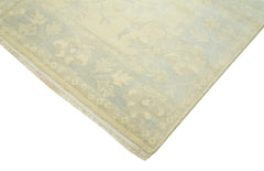 Tebriz Beige Classic Cotton Wool Handmade Area Rug 7'10'' x 9'8''