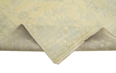 Tebriz Beige Classic Cotton Wool Handmade Area Rug 7'10'' x 9'8''